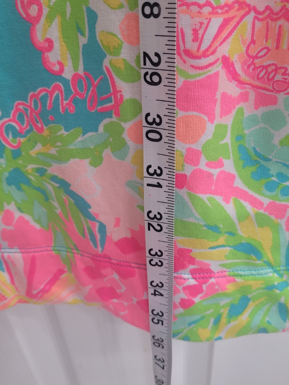 Lilly Pulitzer Harper Multicolor Beaded V-Neck Tropical Mini Dress - Picture 12 of 12